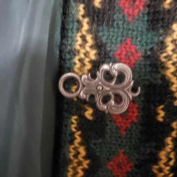 WindFjord Wool Cardigan Jacket Green - Picture 5 of 7